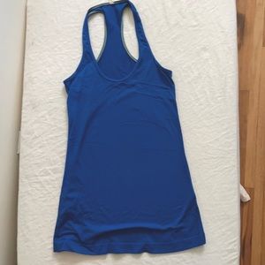 Blue Lululemon CRB tank
